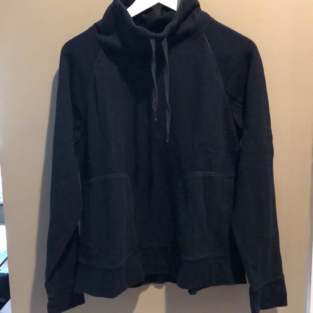 T by Alexander Wang black Hoddie with front packet